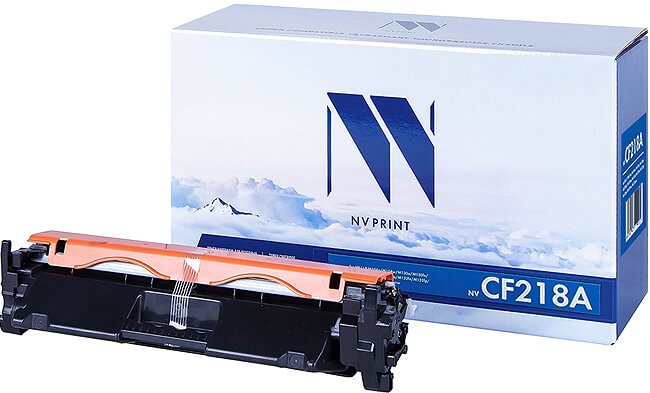 Картридж NV Print CF218AT для принтеров HP LaserJet Pro M104a/ M104w/ M132a/ M132fn/ M132fw/ M132nw, 1400 страниц