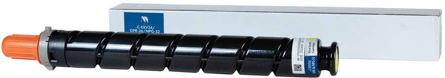 Тонер-Картридж NV Print C-EXV34 | GPR-36 | NPG-52 Yellow для принтеров Canon iR ADV C2020/ 2030/ 2220, 19000 страниц