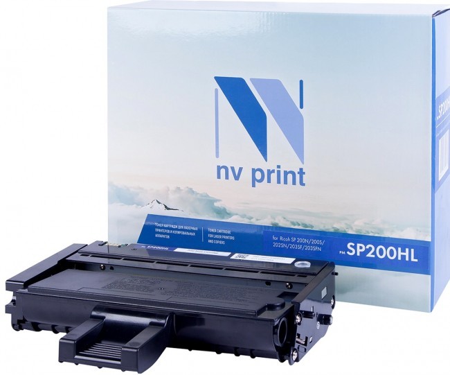 Картридж NV Print SP200HL для принтеров Ricoh SP 200N/ 200S/ 202SN/ 203SF/ 203SFN, 1500 страниц
