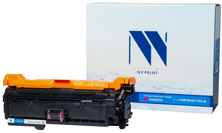 Картридж NV Print 723 Пурпурный для принтеров Canon LBP 7750, 8500 страниц