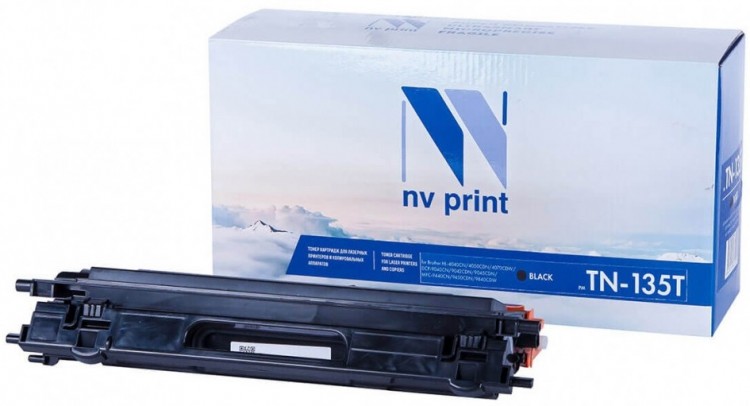 Картридж NV Print TN-135T Черный для принтеров Brother HL-4040CN/ 4050CDN/ 4070CDW/ DCP-9040CN/ 9042CDN/ 9045CDN/ MFC-9440CN/ 9450CDN/ 9840CDW, 5000 страниц