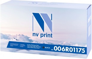 Картридж NV Print 006R01175 Черный для принтеров Xerox WorkCentre 7328/ 7335/ 7345/ 7346/ Pro C2128/ C2636/ C3545, 26000 страниц